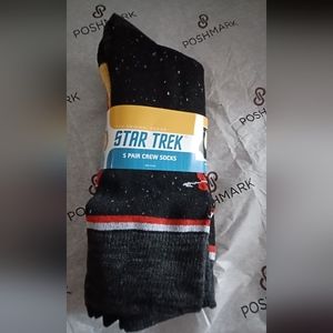 Star Trek 5pk crew socks